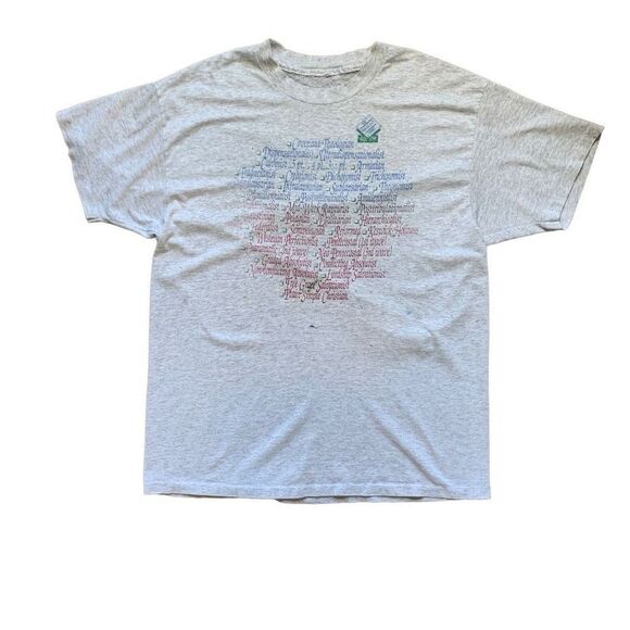 Vintage 80s Jesus Tee The Theology Shirt Religion T-Shirt - Picture 1 of 3